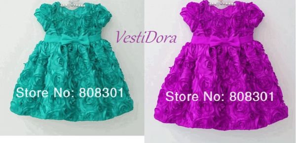 Vestido flores 3D